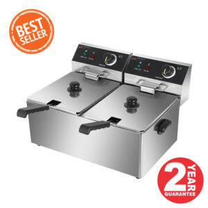 Φριτέζα ηλεκτρική 8+8L LAPPAS LPC-8+8L